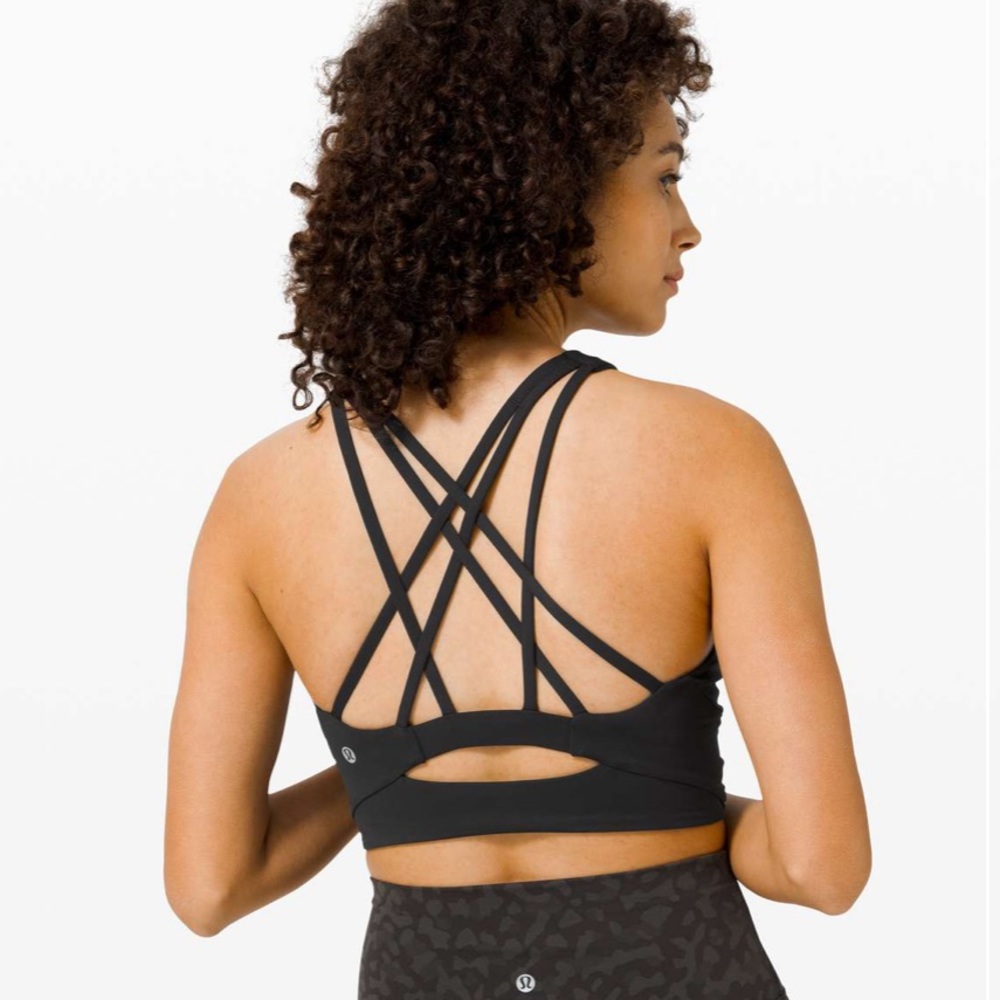 Lululemon free to be serene bra black 6